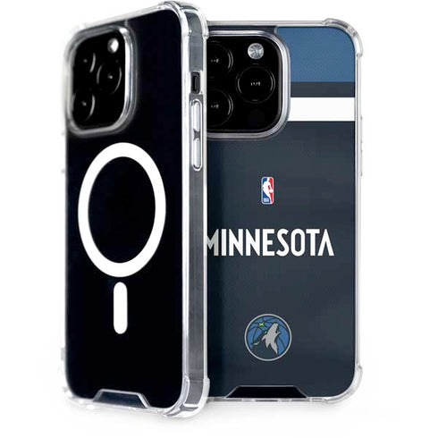 NBA Minnesota Timberwolves Jersey iPhone 15 Pro MagSafe Case